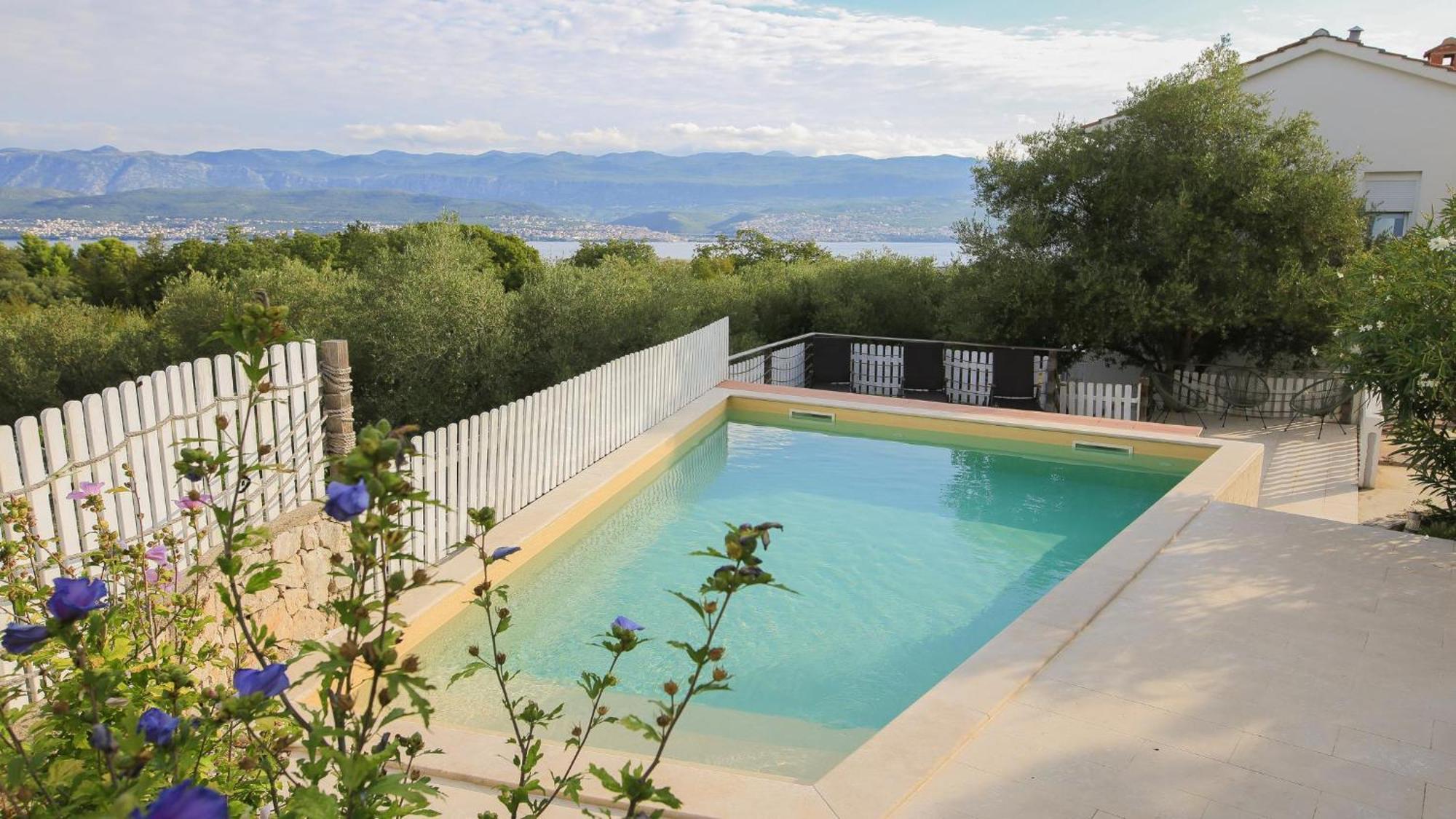 Seaview Anita With Two And Private Pool Villa Polje (Krk)